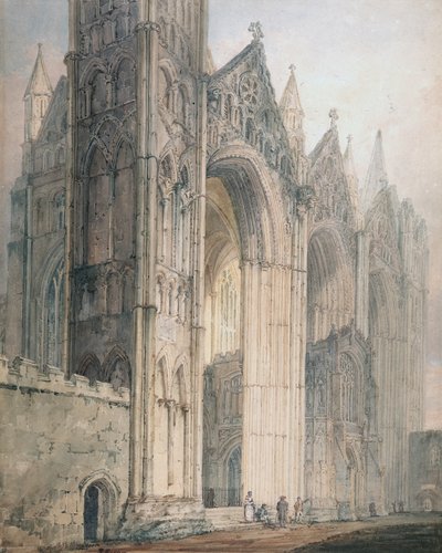 Kathedrale von Peterborough von Thomas Girtin